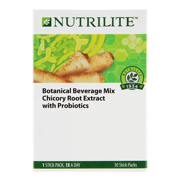 Nutrilite Mixed Probiotic With Chicory Root Extract.