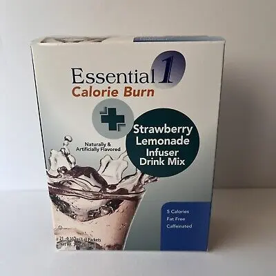 Essential 1: Calorie Burn Strawberry Lemonade Flavor Infuser Drink Mix